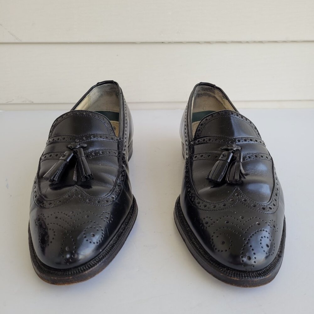 Florsheim Imperial Black Leather Men's Shoes 8 - Picture 2 of 14